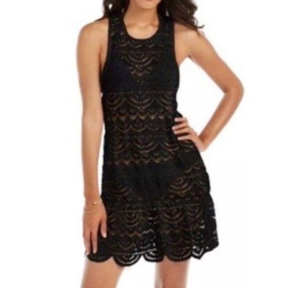 Miken swim racer back cover up dress